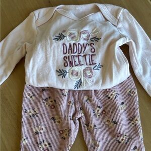 chick pea cream baby bodysuit with floral embroidery